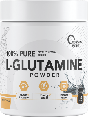 100% Pure Glutamine Powder 300 грамм