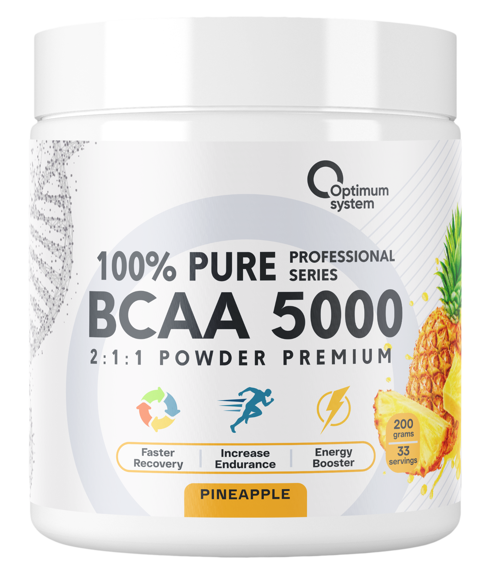 100% Pure BCAA 5000 Powder 200 грамм