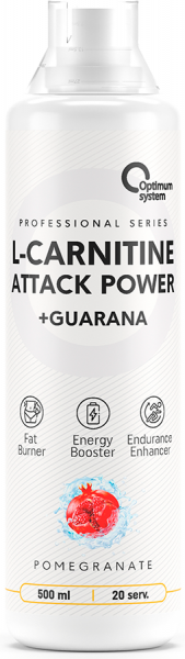 L-Carnitine Attack Power 500 мл (Гранат)