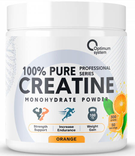 100% Pure Creatine Monohydrate 300 грамм (Апельсин)