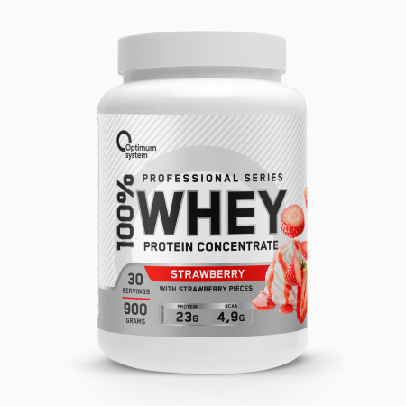 Whey Protein 900 грамм (Клубника с кусочками)