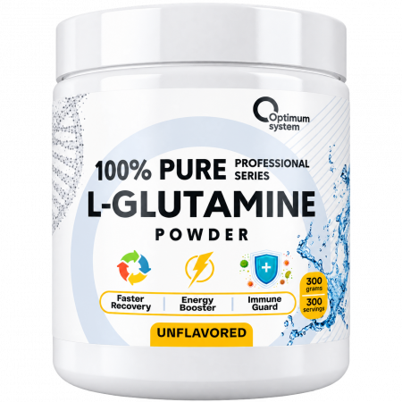 100% Pure Glutamine Powder 300 грамм (Без вкуса)