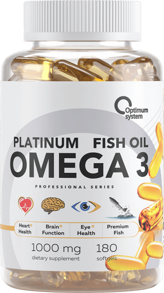 Omega-3 Platinum Fish Oil 180 капсул