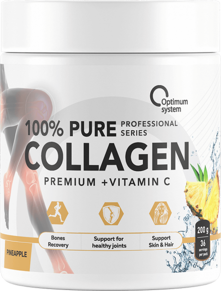 100% Pure Collagen Powder 200 грамм (Ананас)