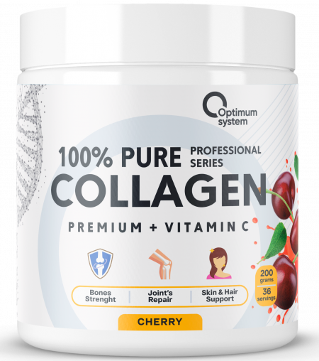 100% Pure Collagen Powder 200 грамм (Вишня)