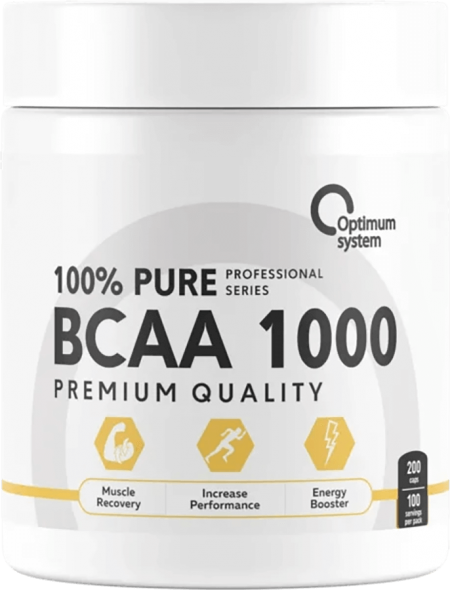 100% Pure BCAA 1000 200 капсул