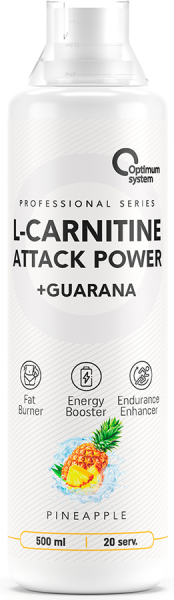 L-Carnitine Attack Power 500 мл (Ананас)