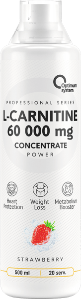 L-Carnitine Concentrate 60 000 Power 500 мл (Клубника)